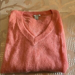 Cozy Pink V-Neck Sweater